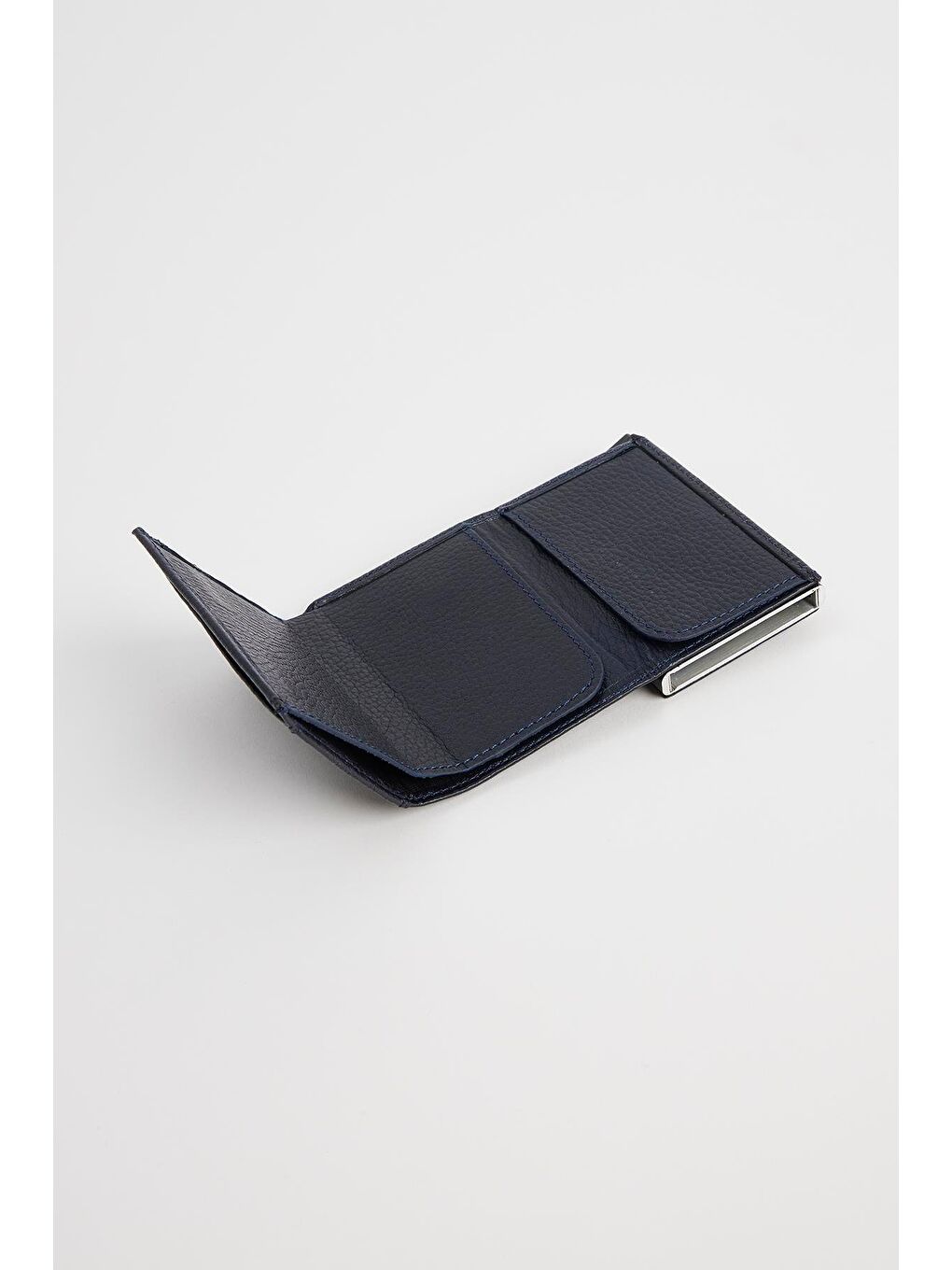 Hakiki Deri Erkek Lacivert Cüzdan-3