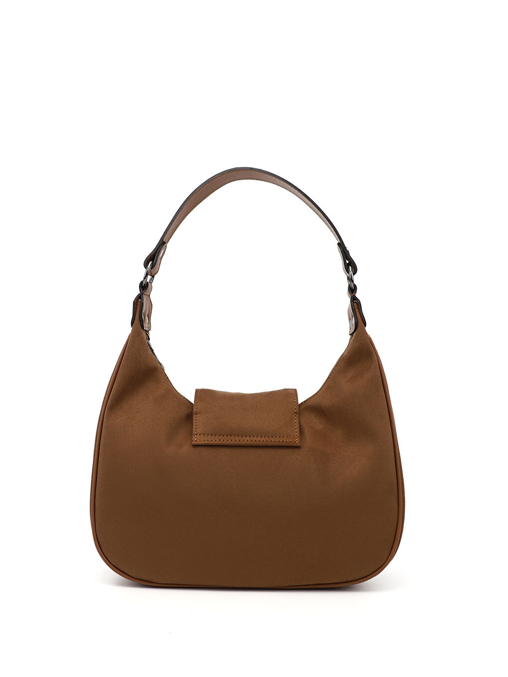 Kahverengi Kadın KAHVERENGİ-TABA Uzun Askılı Omuz Çantası-3