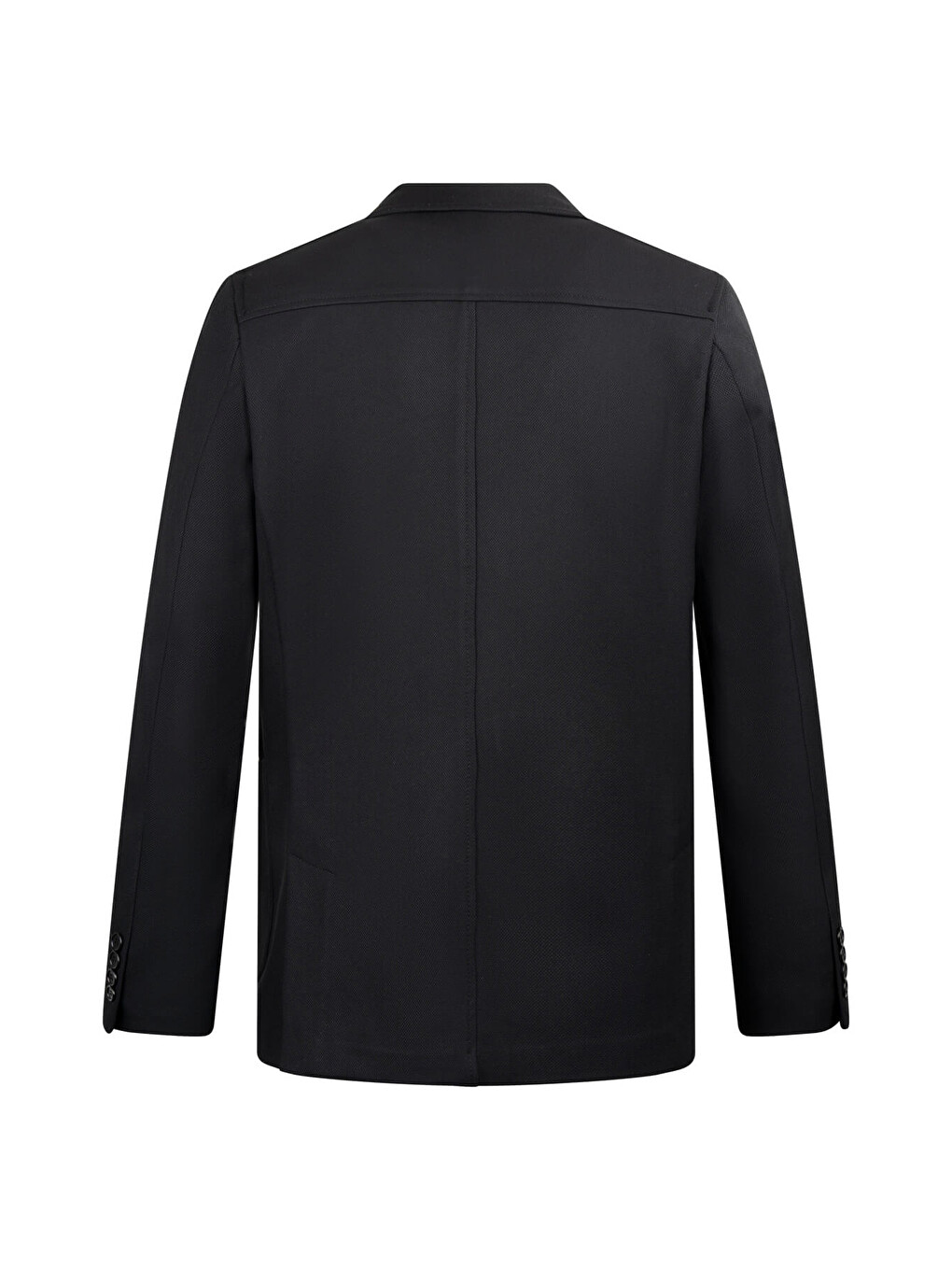 Siyah Comfort Fit Mono Yaka Klasik Ceket-1