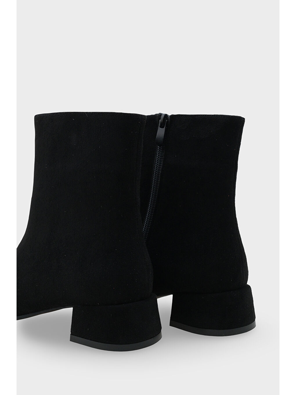 Siyah Elinor Kısa Topuklu Kadın Bot-5