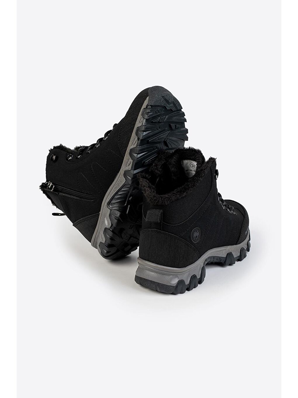 Siyah NKT07-1 Kadın Outdoor Kışlık Bot-2