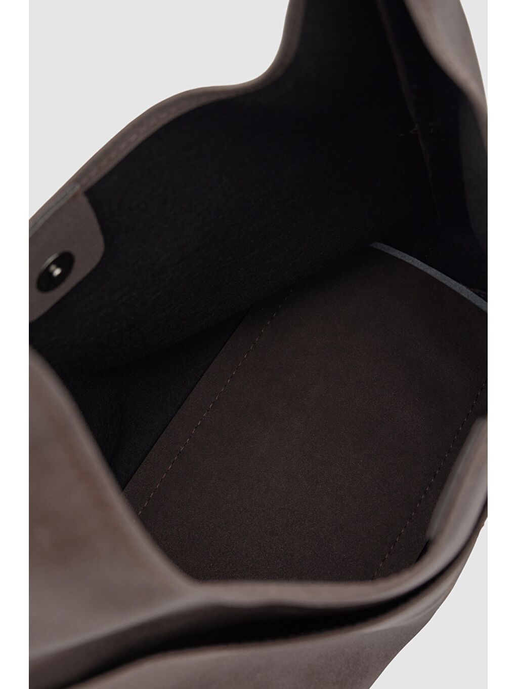 Kahverengi Chandy Süet Omuz Çantası Kahve-3