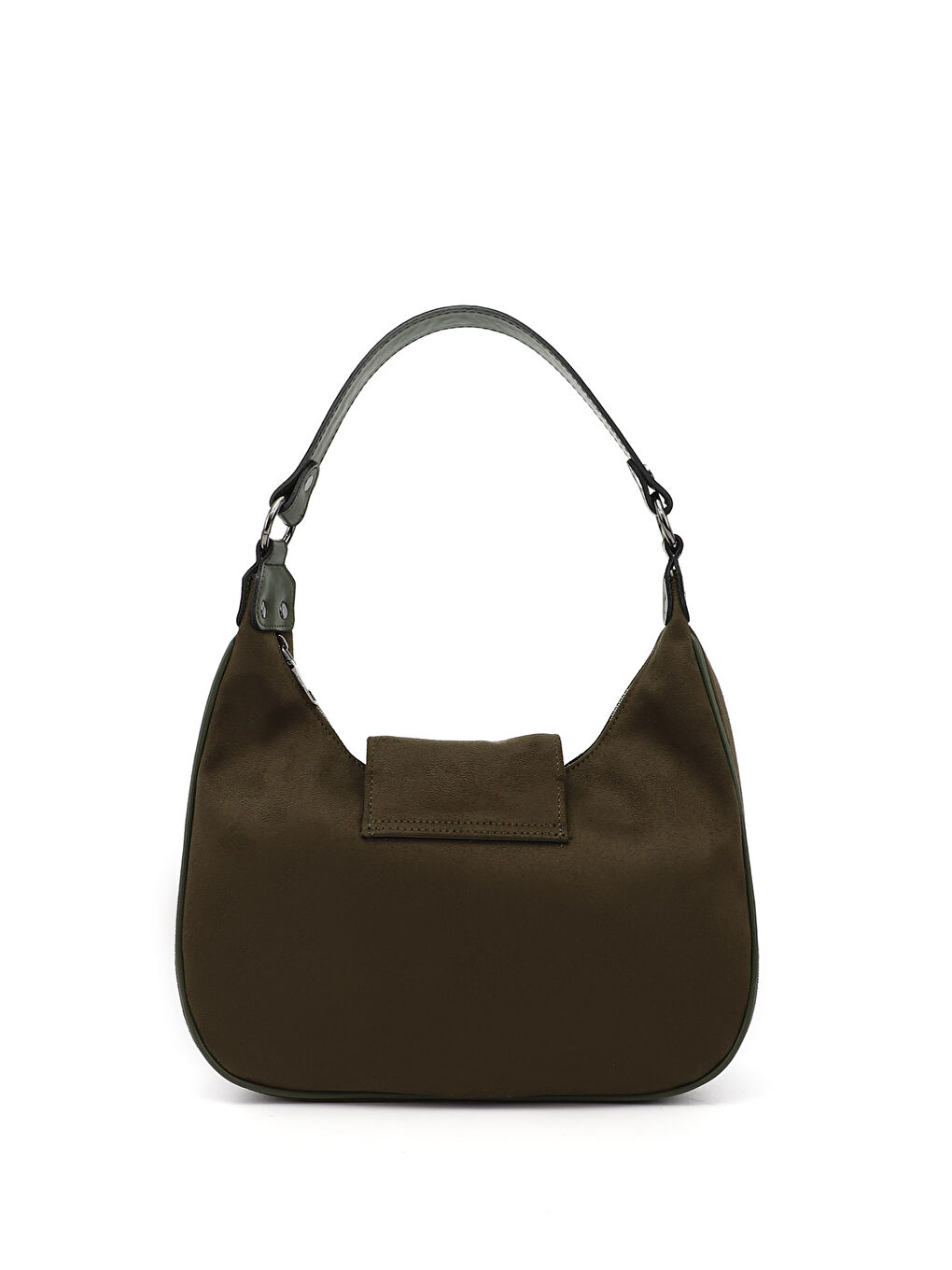 Haki Kadın KOYU HAKİ Uzun Askılı Omuz Çantası-3