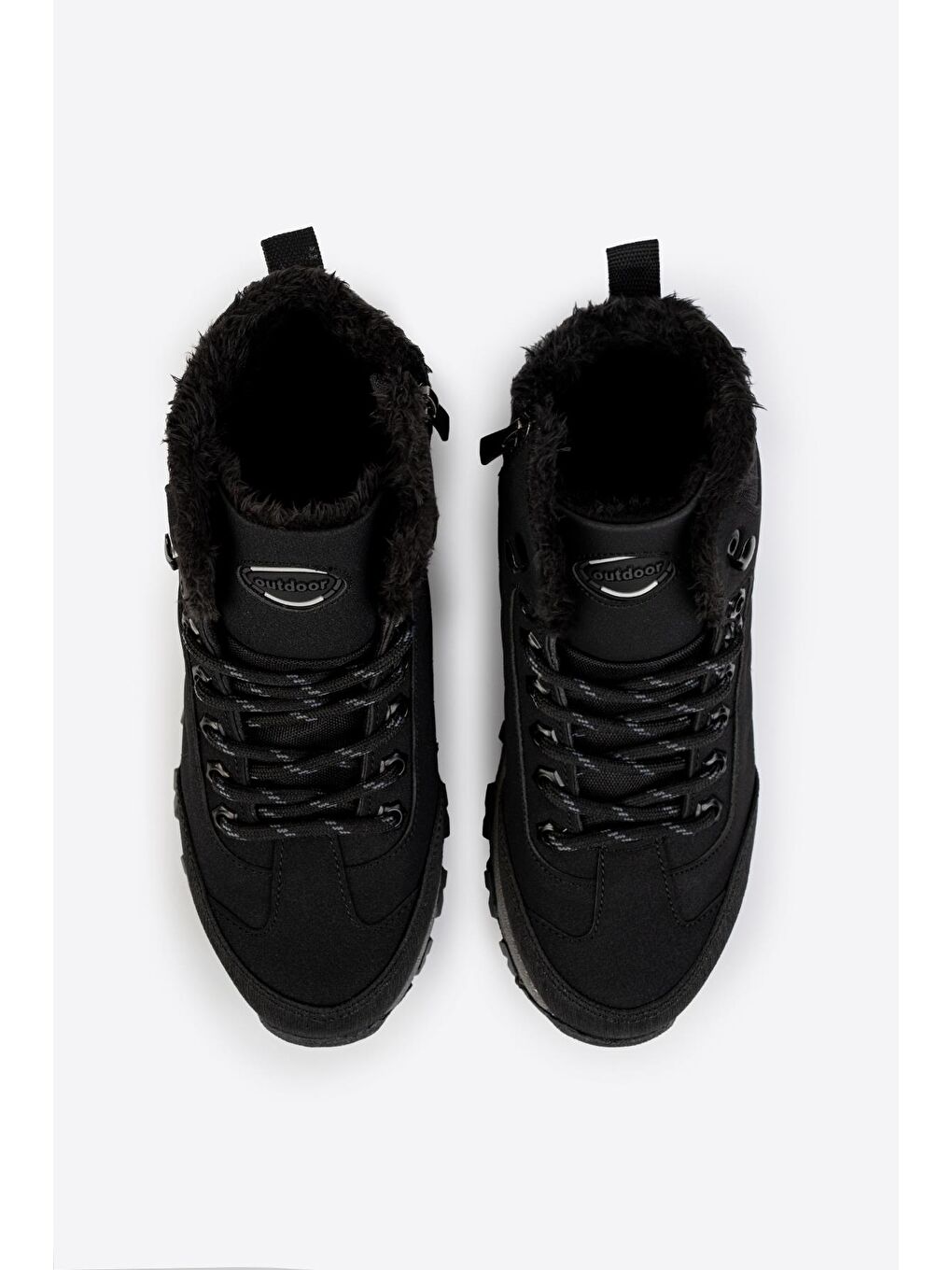 Siyah NKT07-1 Kadın Outdoor Kışlık Bot-4