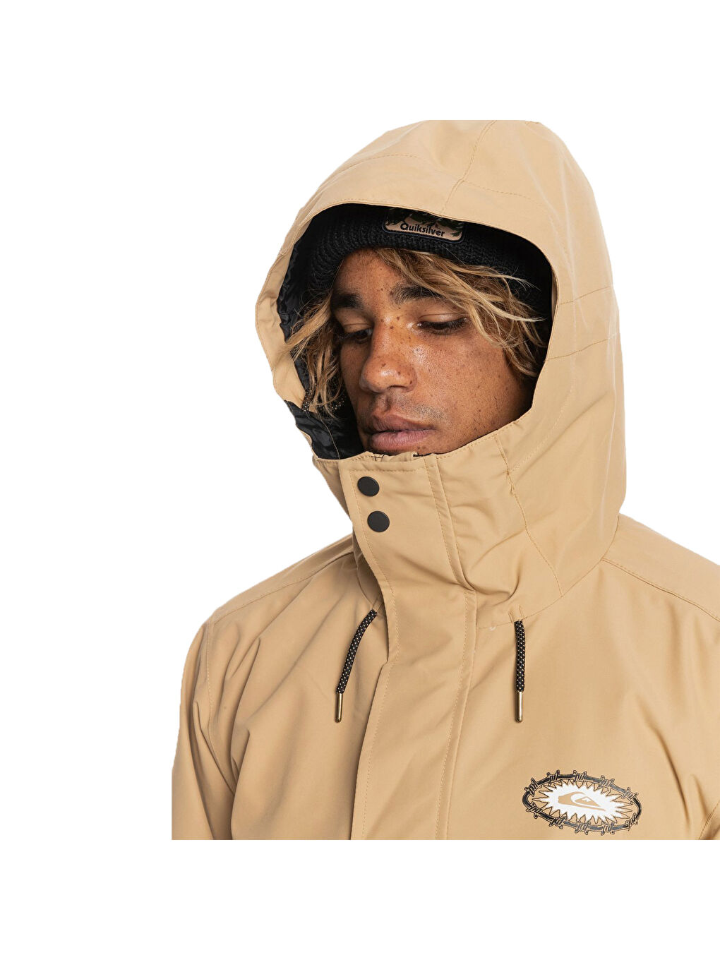 Bej Erkek Snowboard Ceketi In The Hood Kahverengi-2