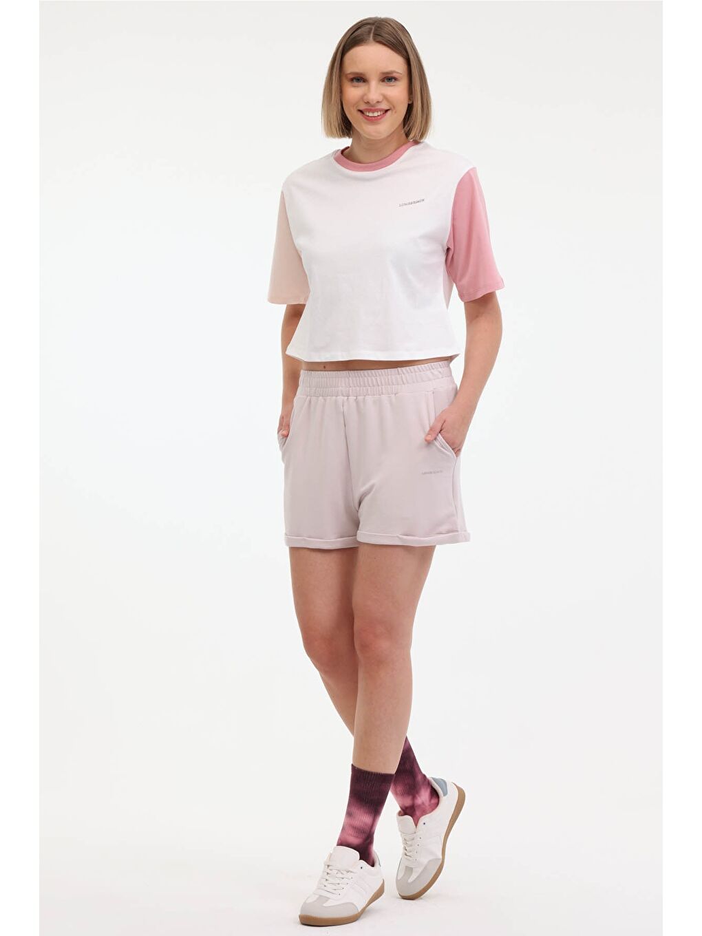 WL LOLA 20BMB008 5FX Pembe Kadın Şort-2