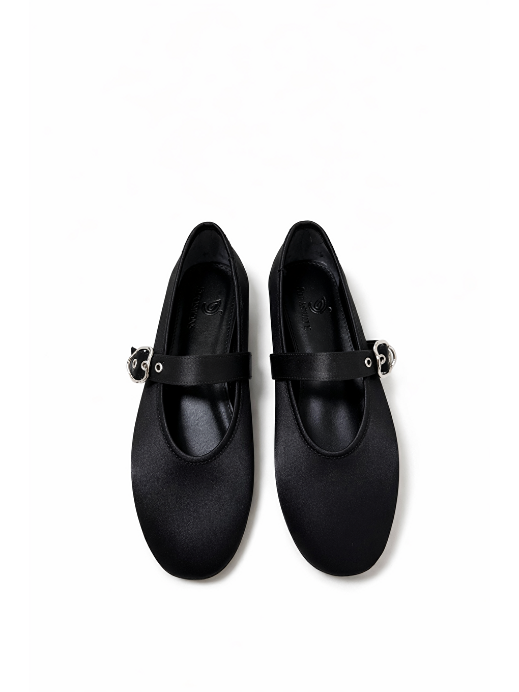 Paula  Kadın Kemer Detay  Saten  Babet Siyah-1