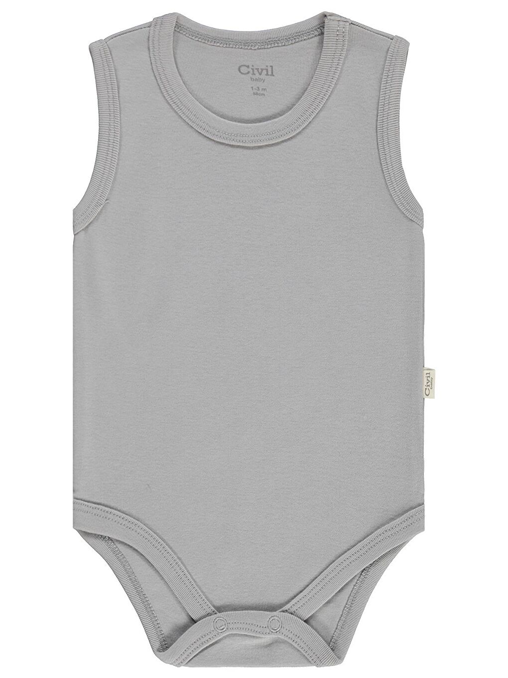 Mercan Baby Basıc 5 Li 0-36 Ay Çıtçıtlı Badi - Kırmızı 1-3 Ay-3