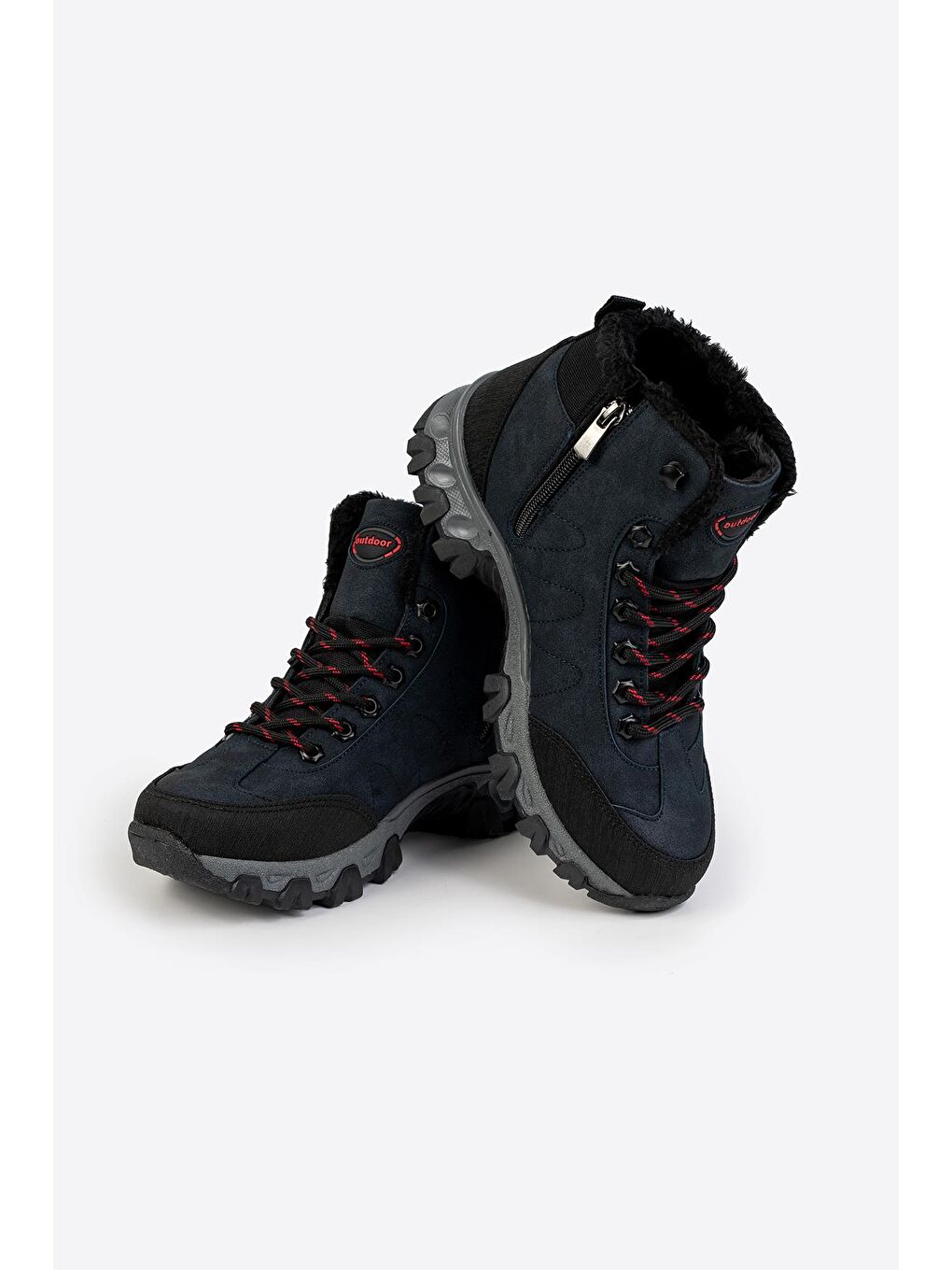 Lacivert NKT07-1 Kadın Outdoor Kışlık Bot-4