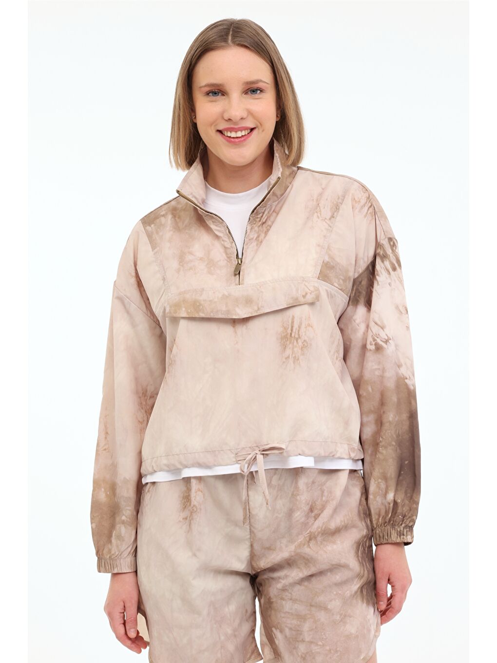 WL BATIR 8QU-04-102 5FX Haki Kadın Yağmurluk