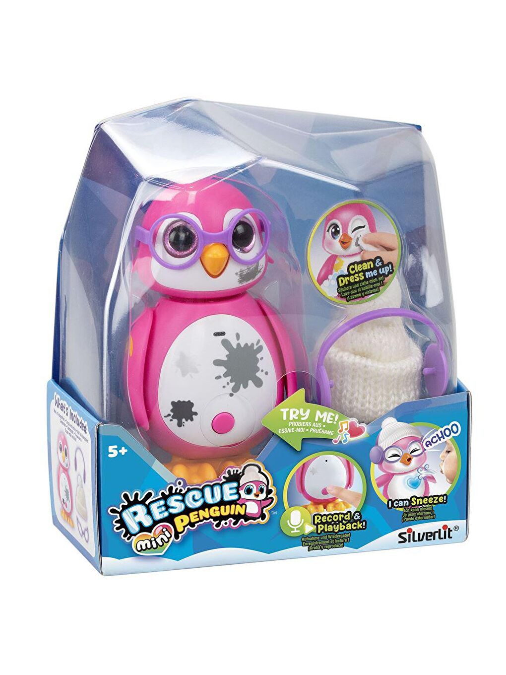 Silverlit Pembe Rescue Mini Penguin - Pembe - 4