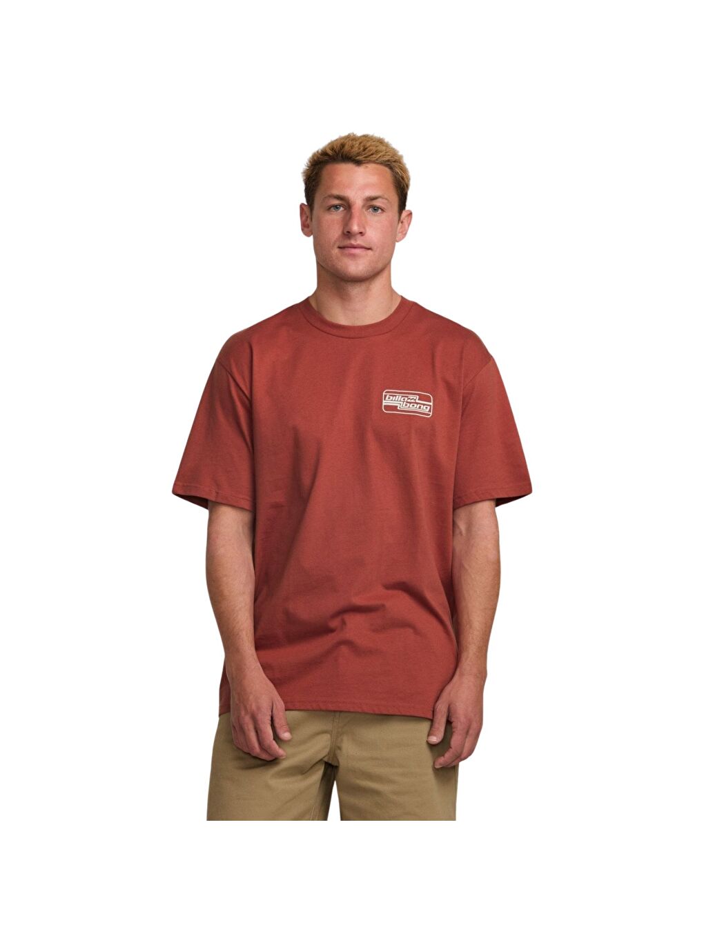 Kırmızı Walled Regular Ss Erkek Tişört-3