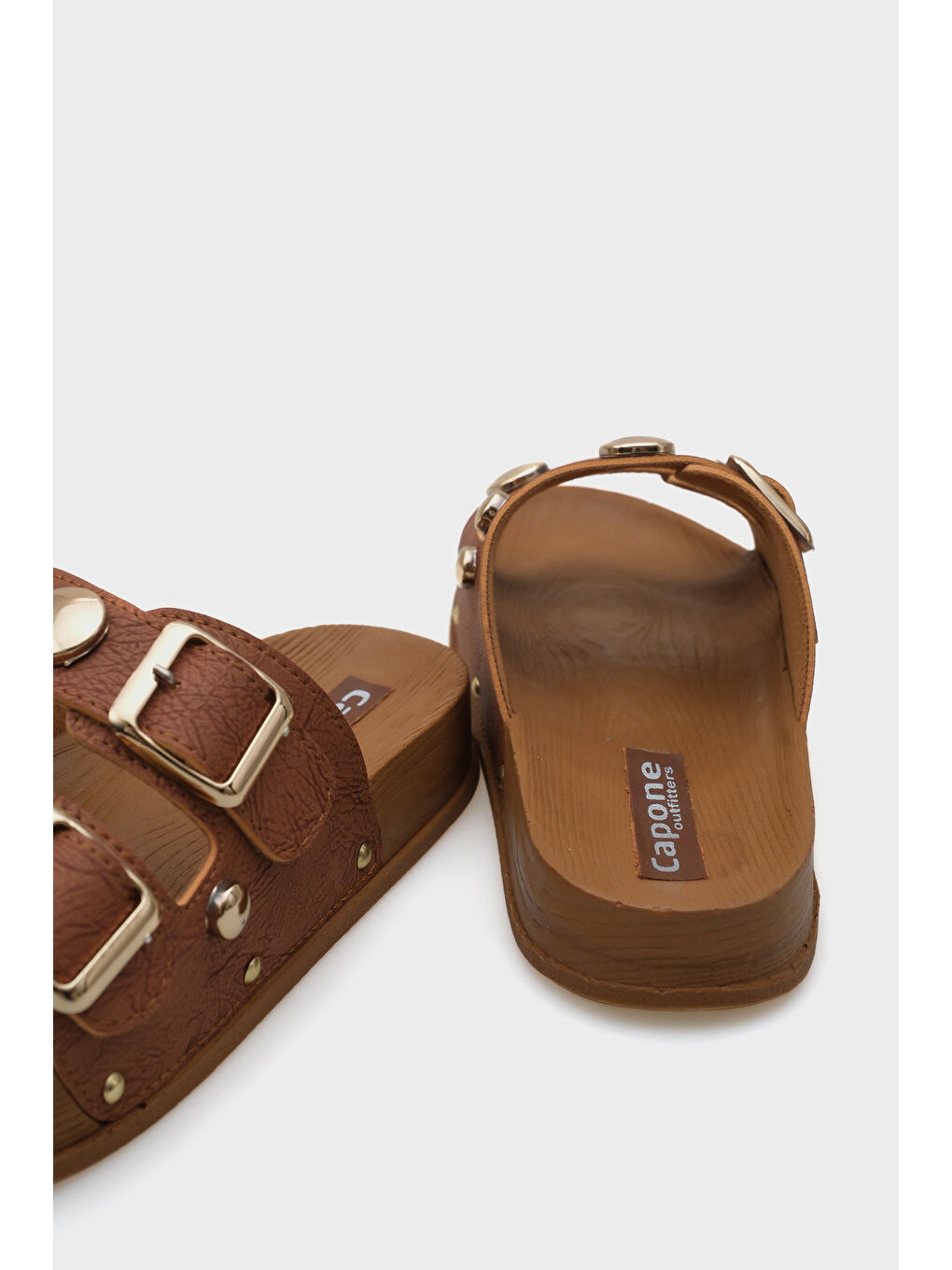 Kahverengi Calla Kadın Terlik-4