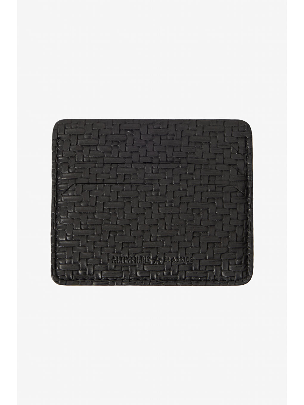 Erkek Siyah Kemer - Kartlık Aksesuar Set-5