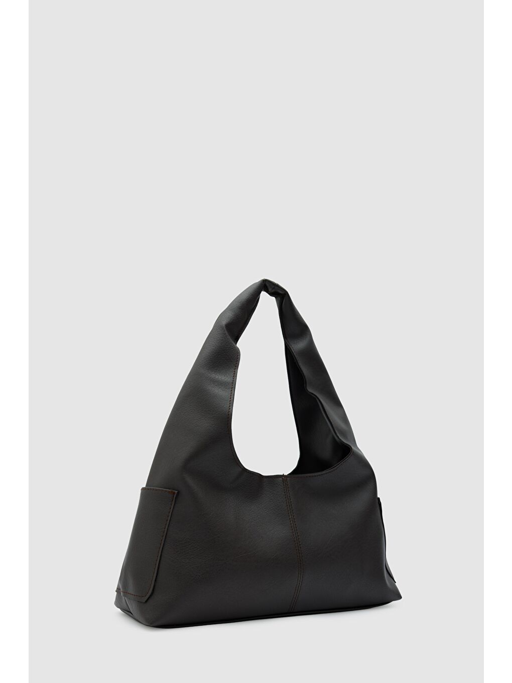 Kahverengi Omnia Salaş Omuz Çantası Kahve-3