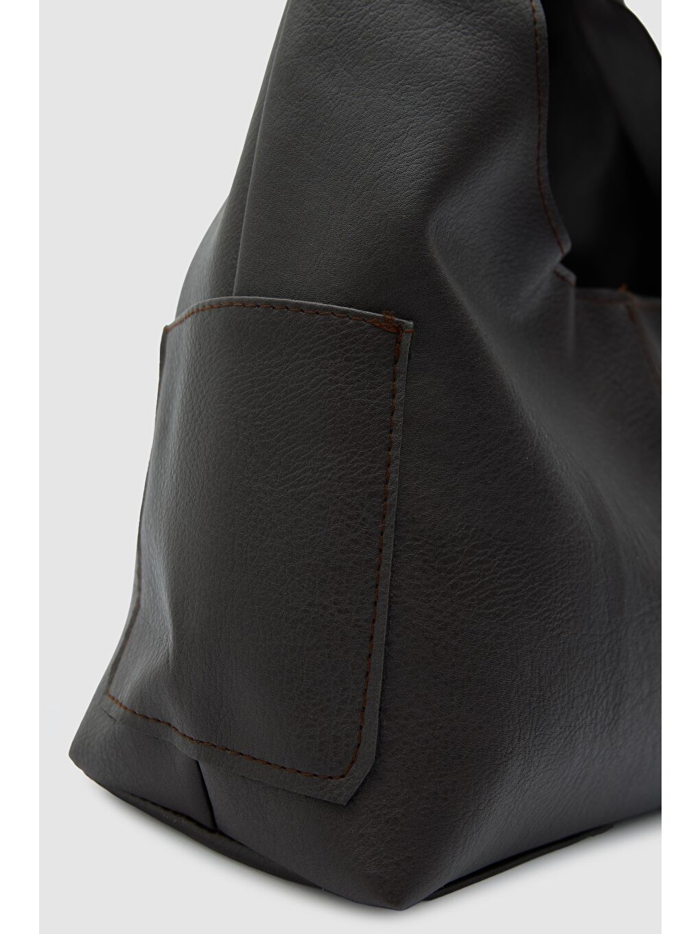 Kahverengi Omnia Salaş Omuz Çantası Kahve-5