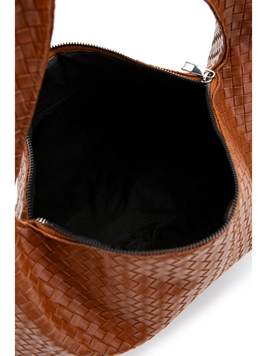 Kahverengi Salaş Örgü Detay Lauren Kadın Kol Çanta Taba-3