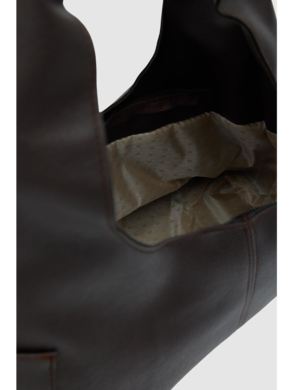 Kahverengi Omnia Salaş Omuz Çantası Kahve-6