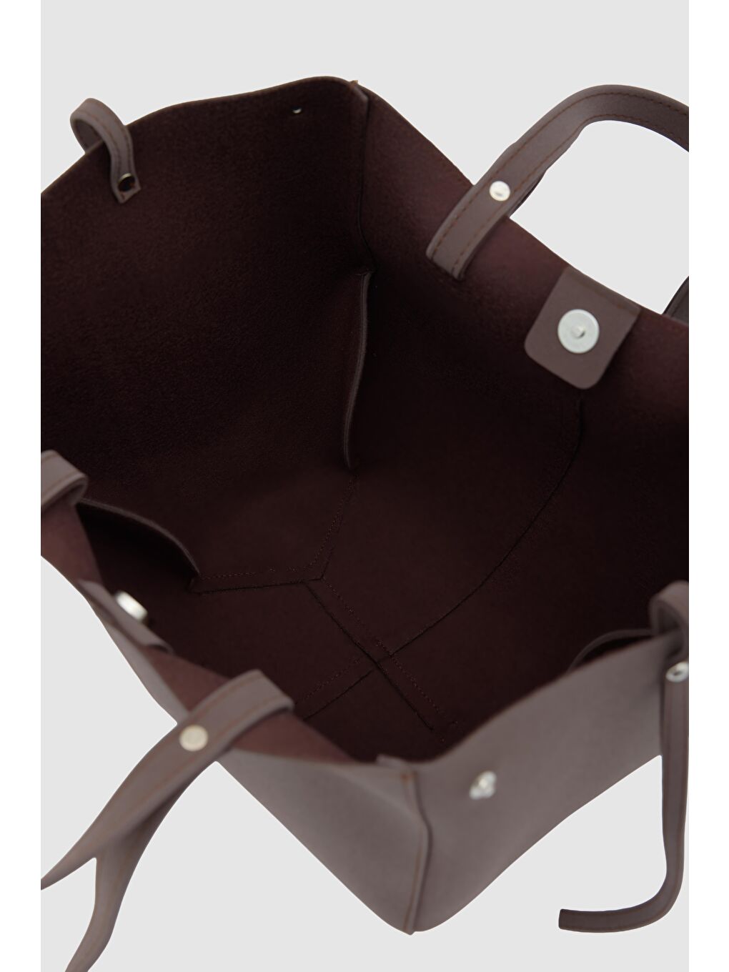 Kahverengi Champ City Süet Omuz Çantası Kahve-4