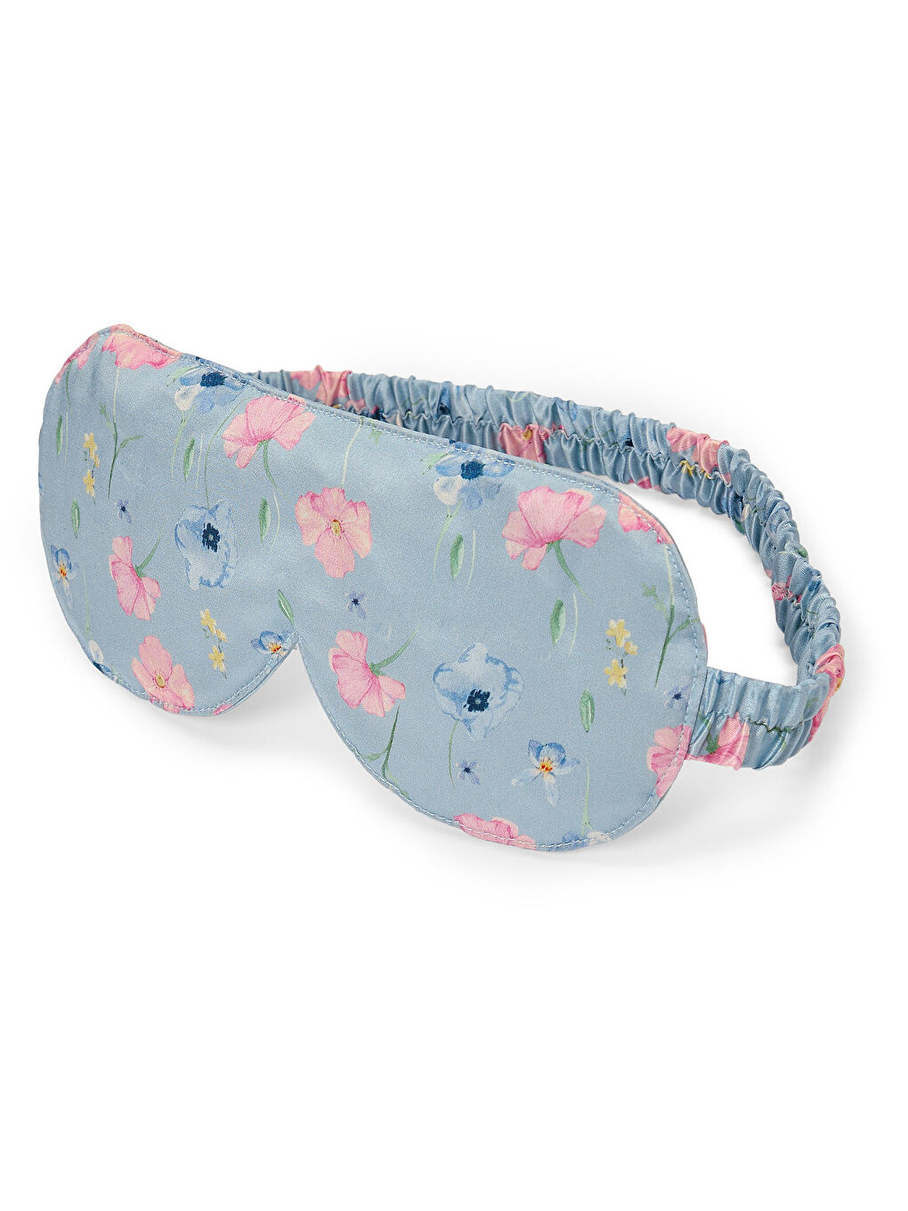 Baskılı Mavi Kadın Uyku Maskesi