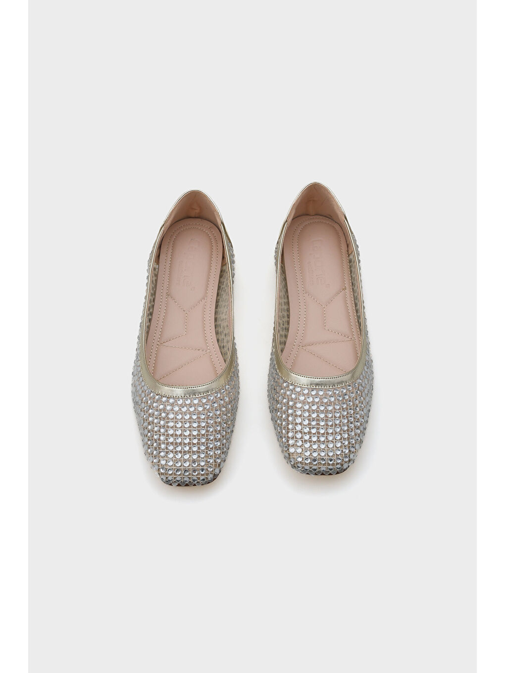 Sarı Abra Fileli Taşlı Kadın Babet-5