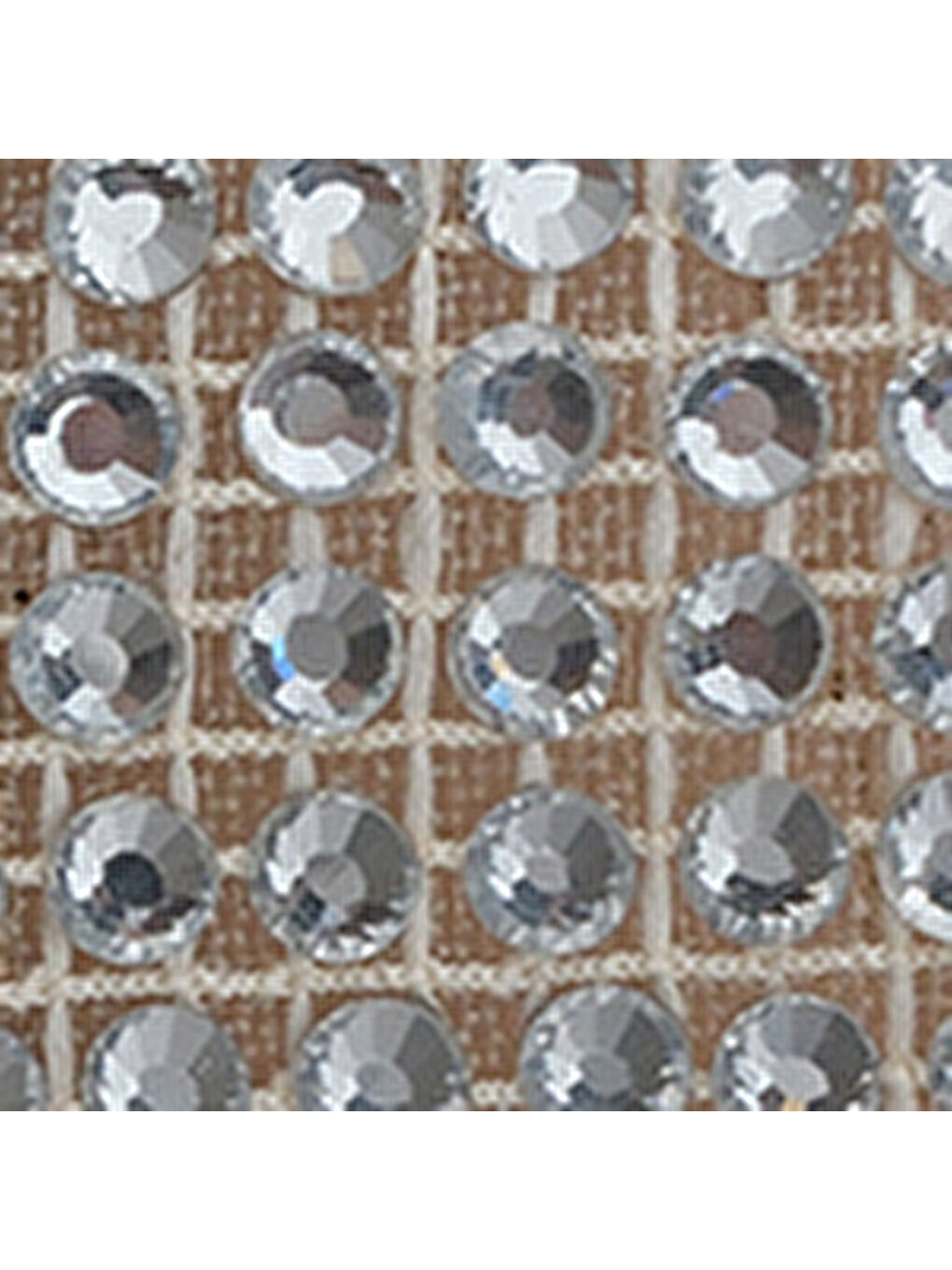 Sarı Abra Fileli Taşlı Kadın Babet-6