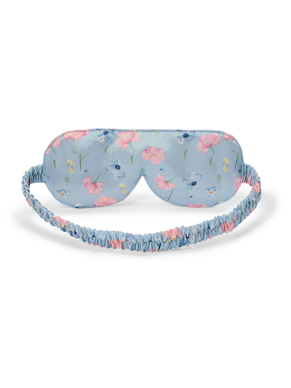 Baskılı Mavi Kadın Uyku Maskesi-2
