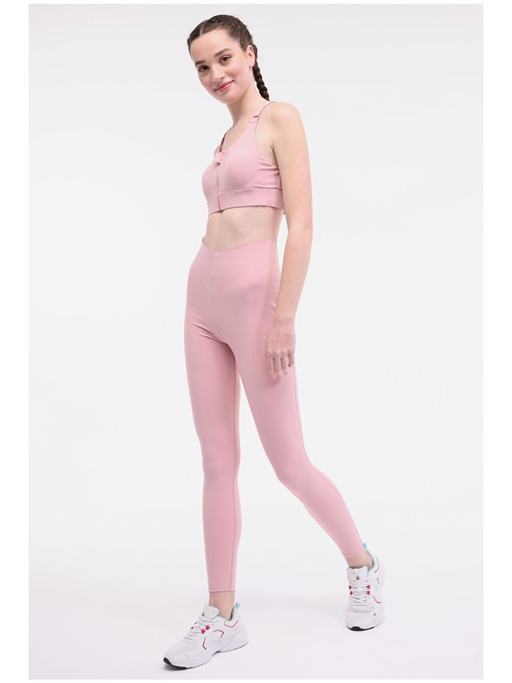 WL DUMITRA 26YOG-921 5FX Pembe Kadın Tayt-2