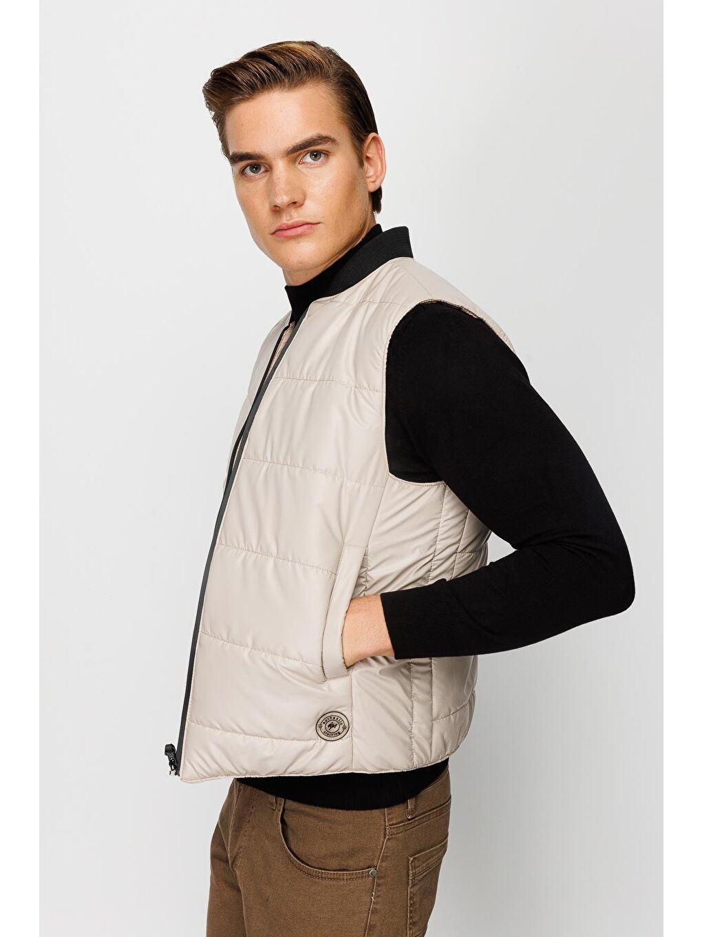 Erkek Bej Pmp Şişme Yelek-5