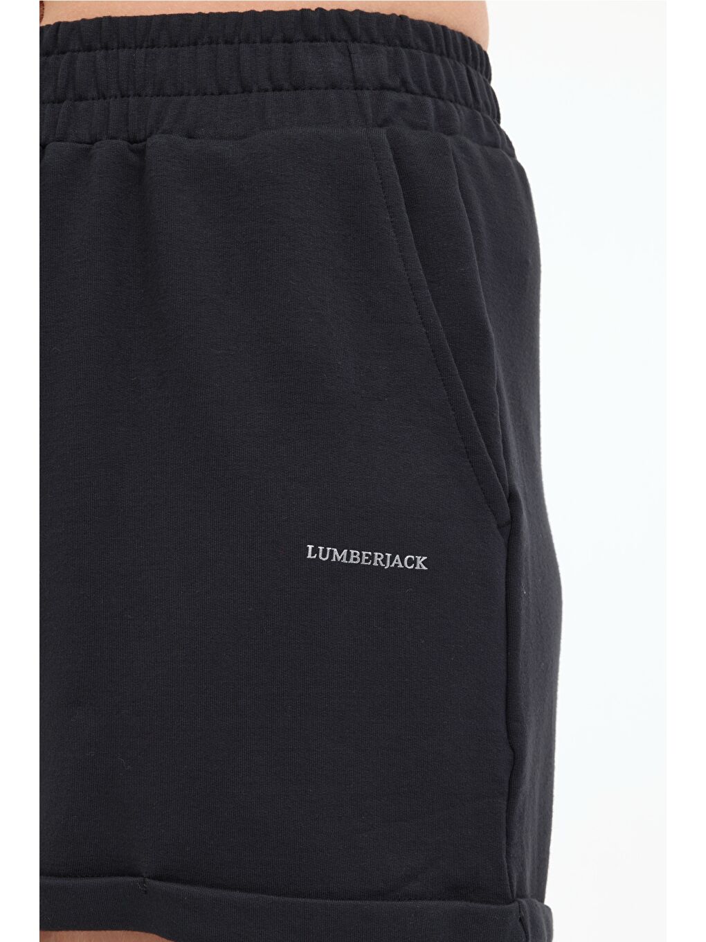 WL LOLA 20BMB008 5FX Siyah Kadın Şort-3