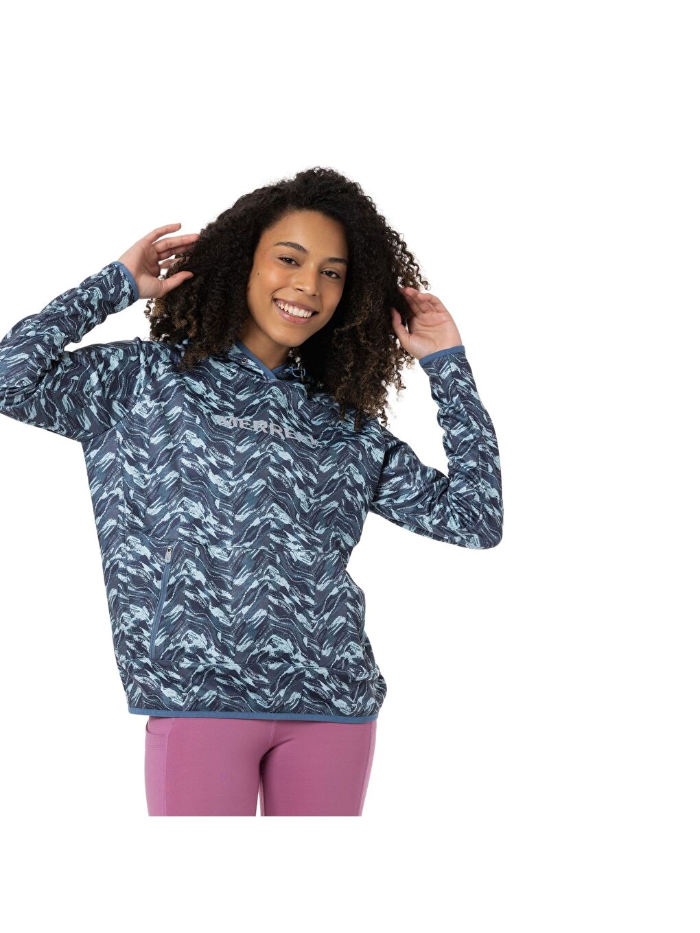 Karışık Symone Kadın Mavi Sweatshirt