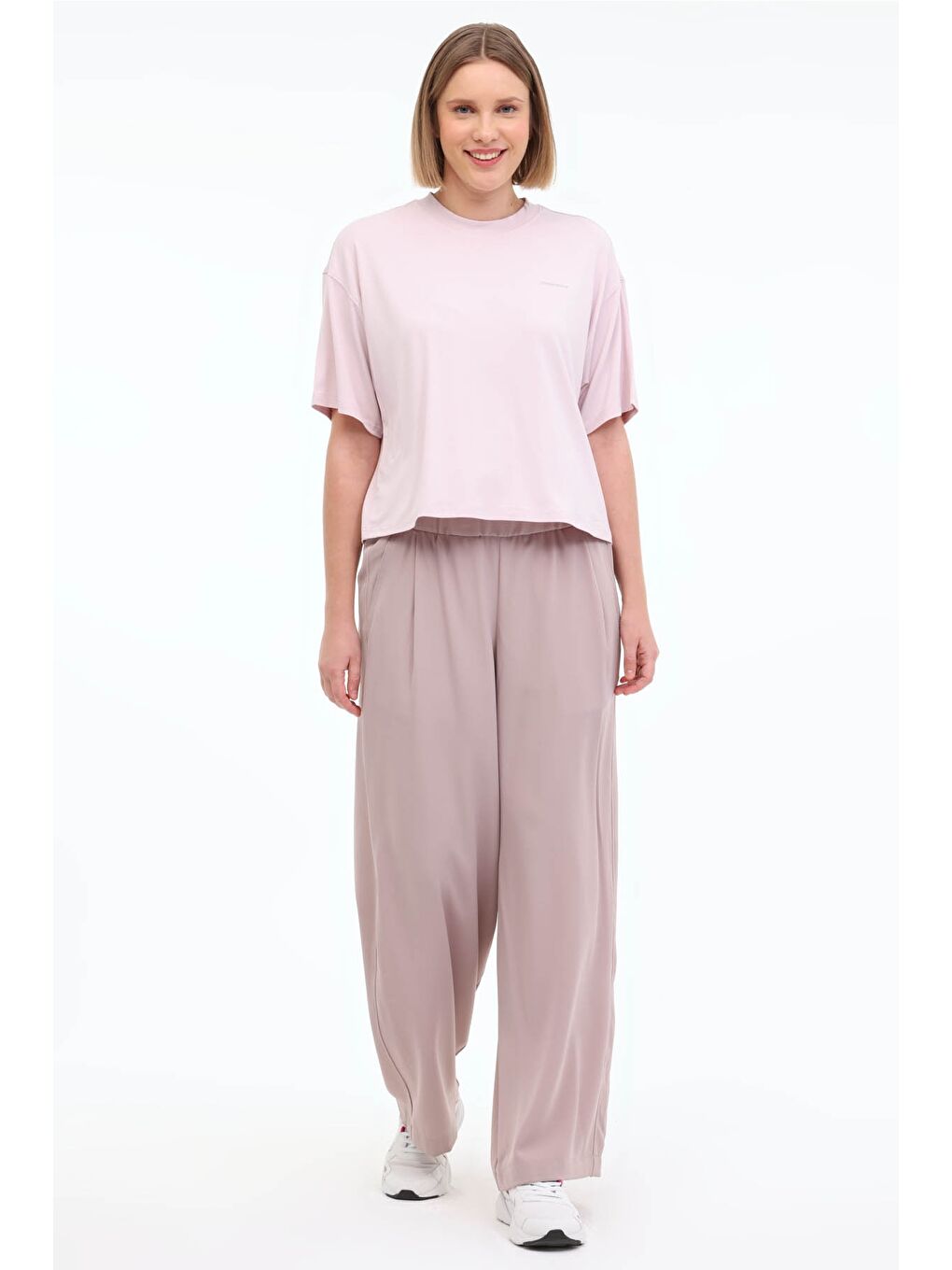 WL BAMB 11BMB-004 5FX Pembe Kadın Kısa Kol T-Shirt-2