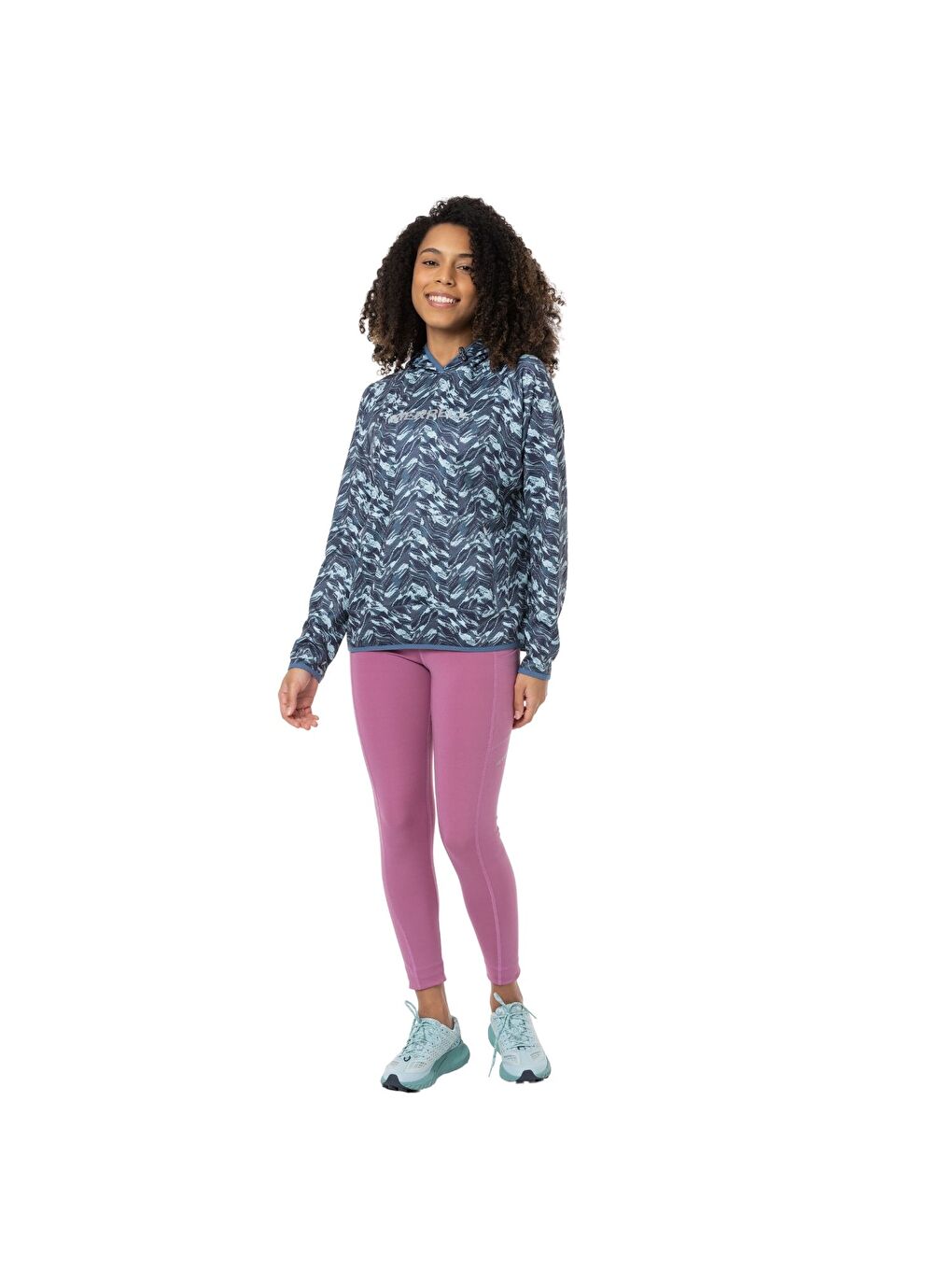 Karışık Symone Kadın Mavi Sweatshirt-1