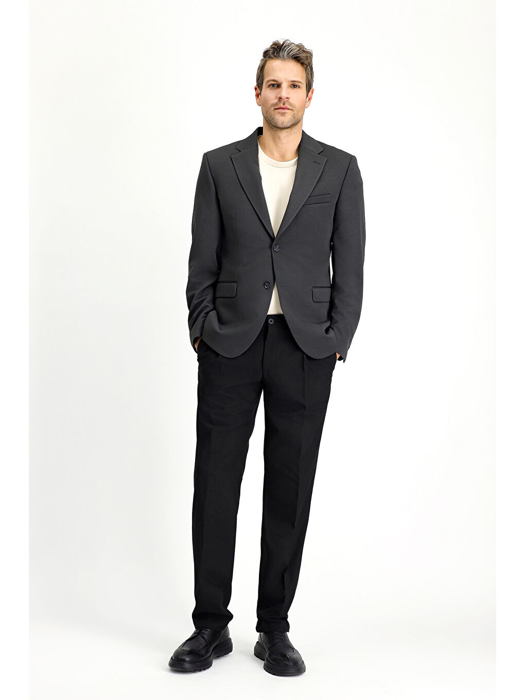 Antrasit Klasik Ceket-2