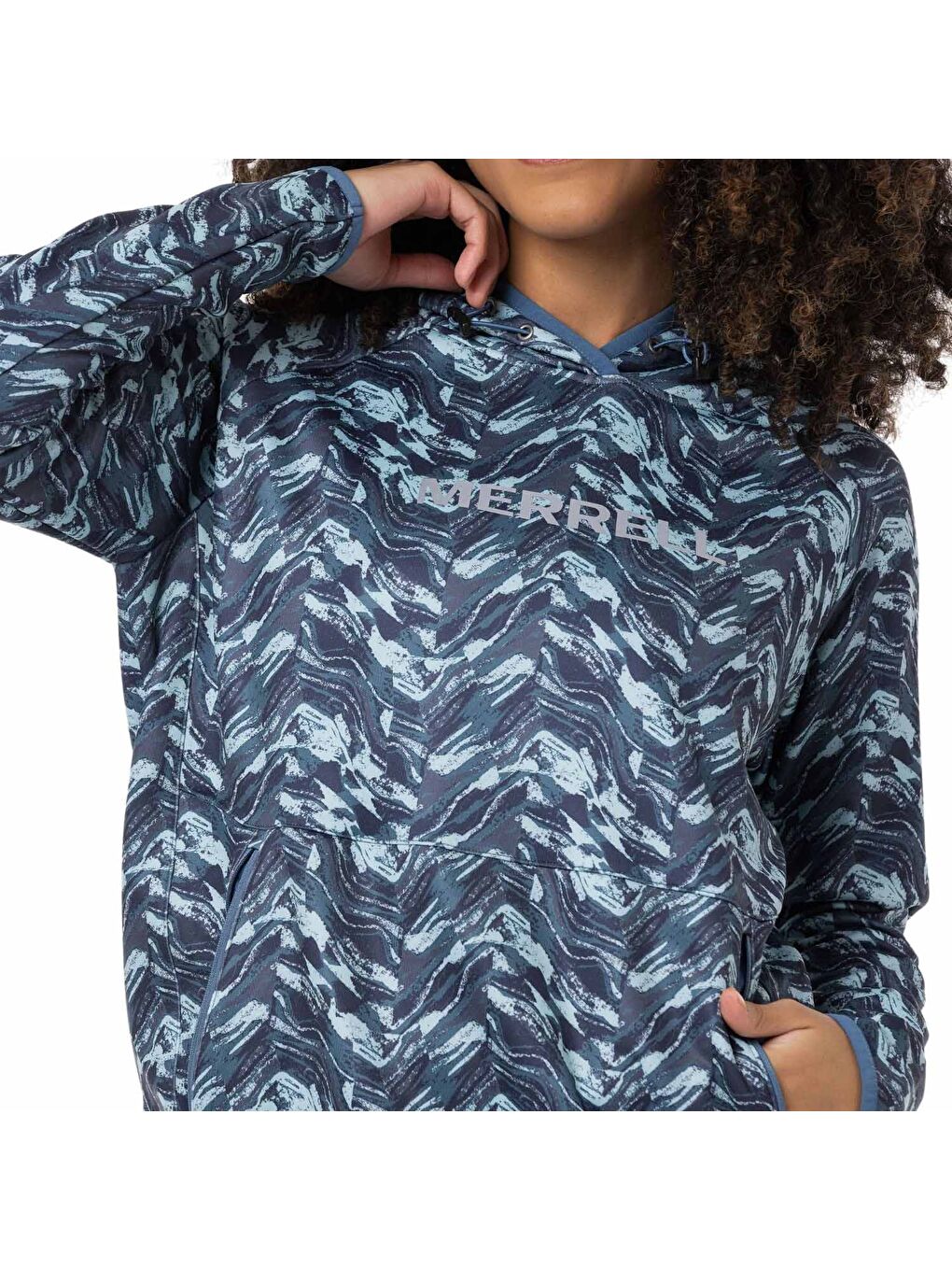 Karışık Symone Kadın Mavi Sweatshirt-2