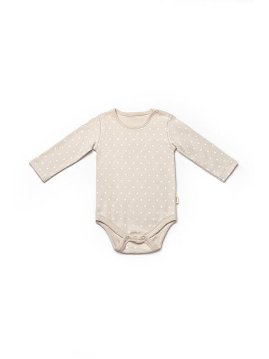 Ekru Bebek 3'lü Uzun kollu Body %100 Organic Pamuk, Yenidoğan Serisi -CSY8123-2