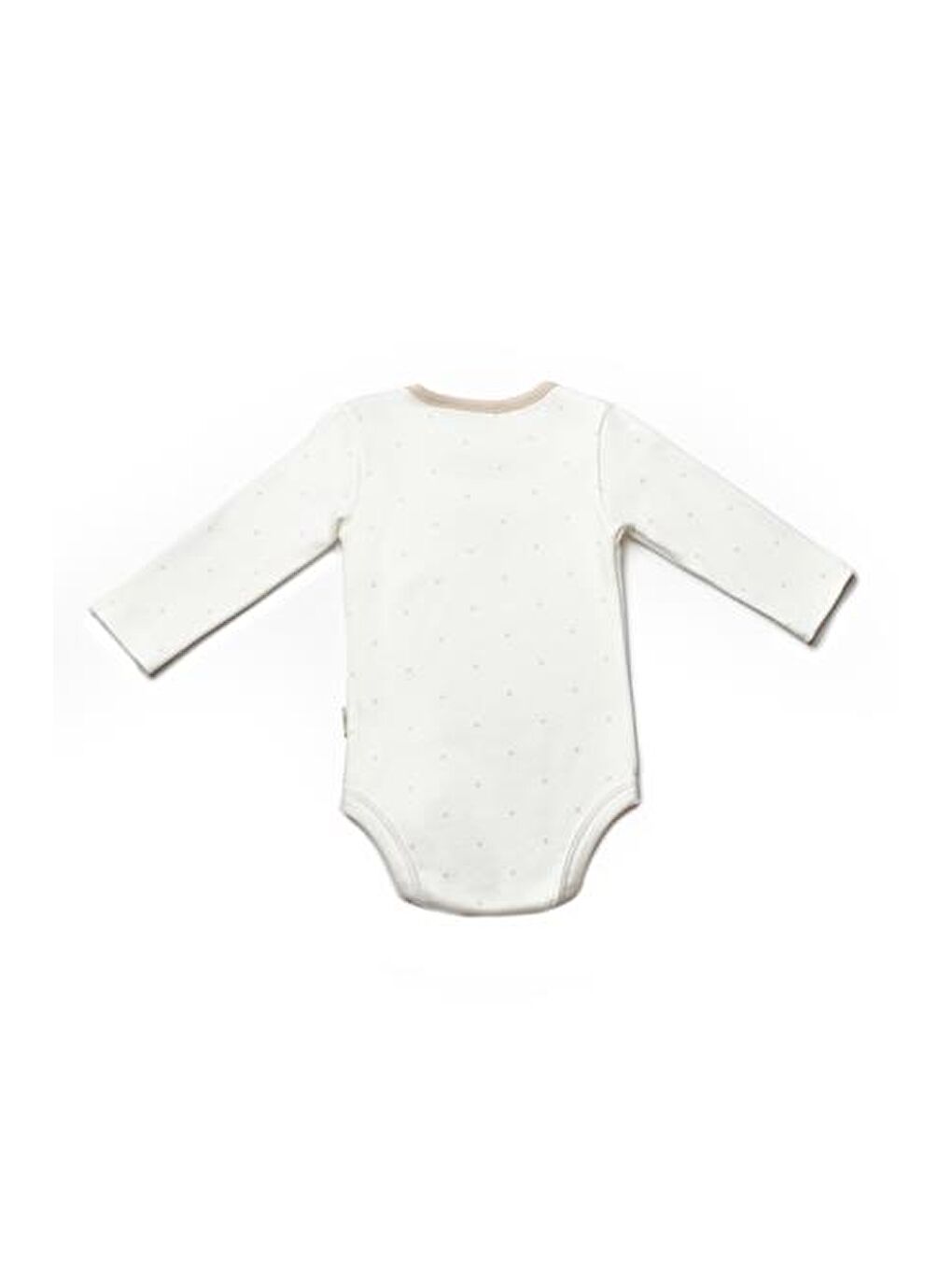 Ekru Bebek 3'lü Uzun kollu Body %100 Organic Pamuk, Yenidoğan Serisi -CSY8123-5