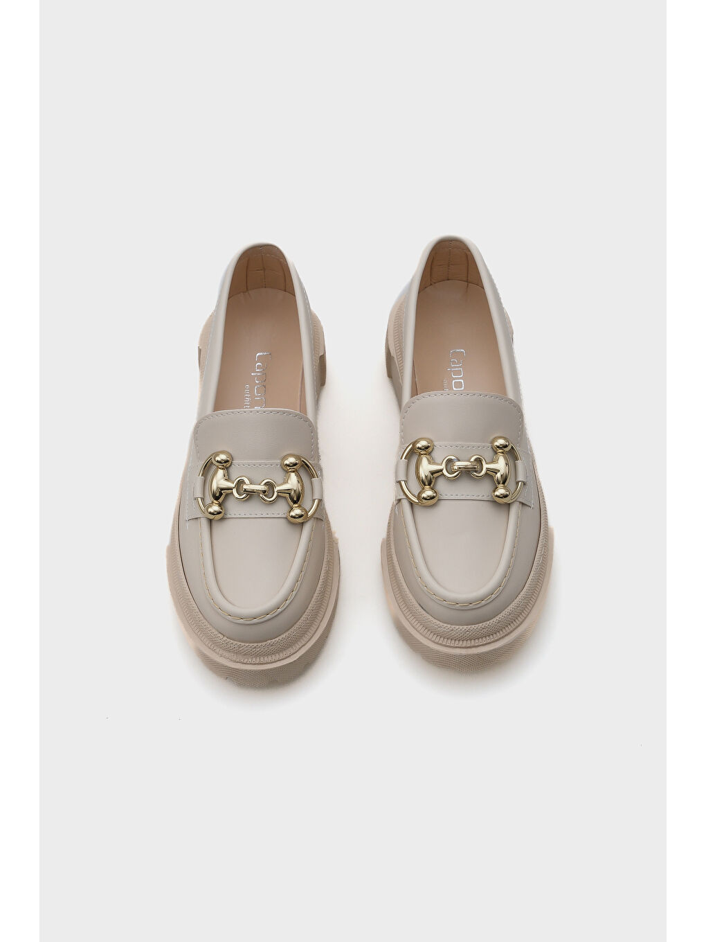 Bej Casandra Kadın Loafer-5