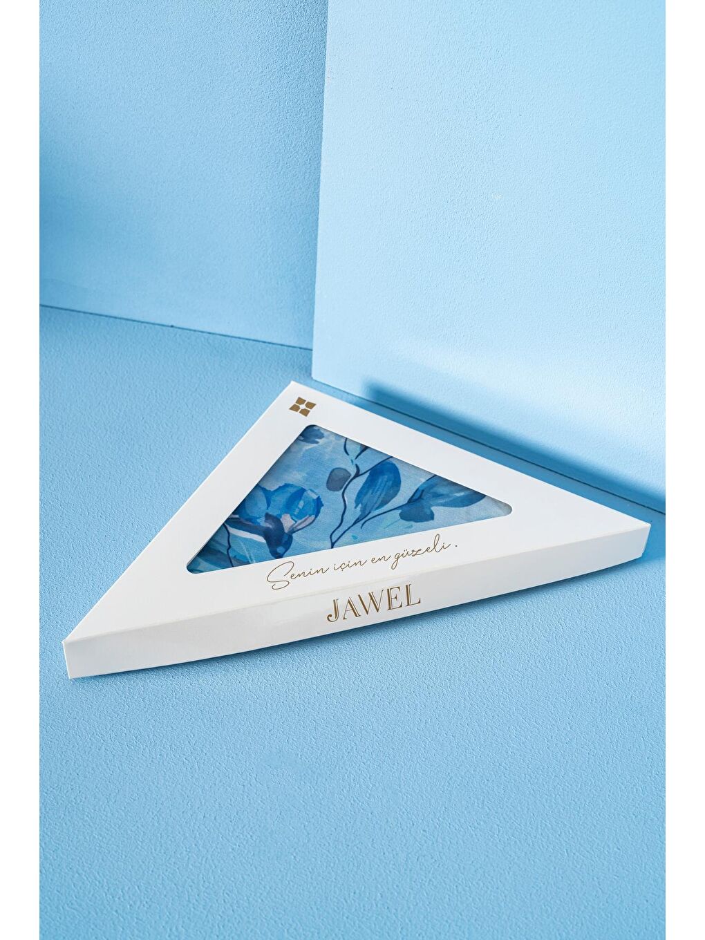 İndigo Kadın Çiçekli Pachira Soft Şal-1