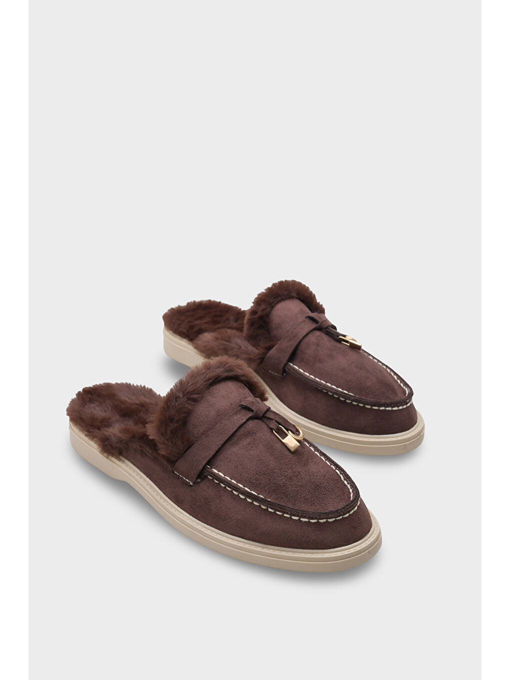 Kahverengi Debby Kadın Terlik-1