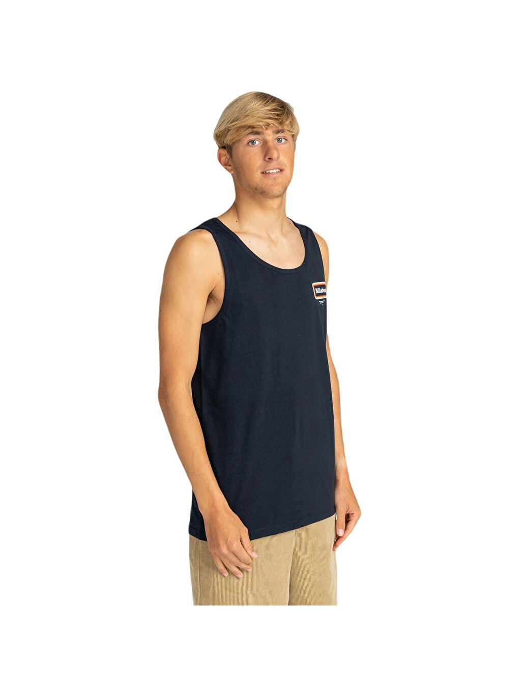 Lacivert Walled Tees Erkek Mavi Atlet-3