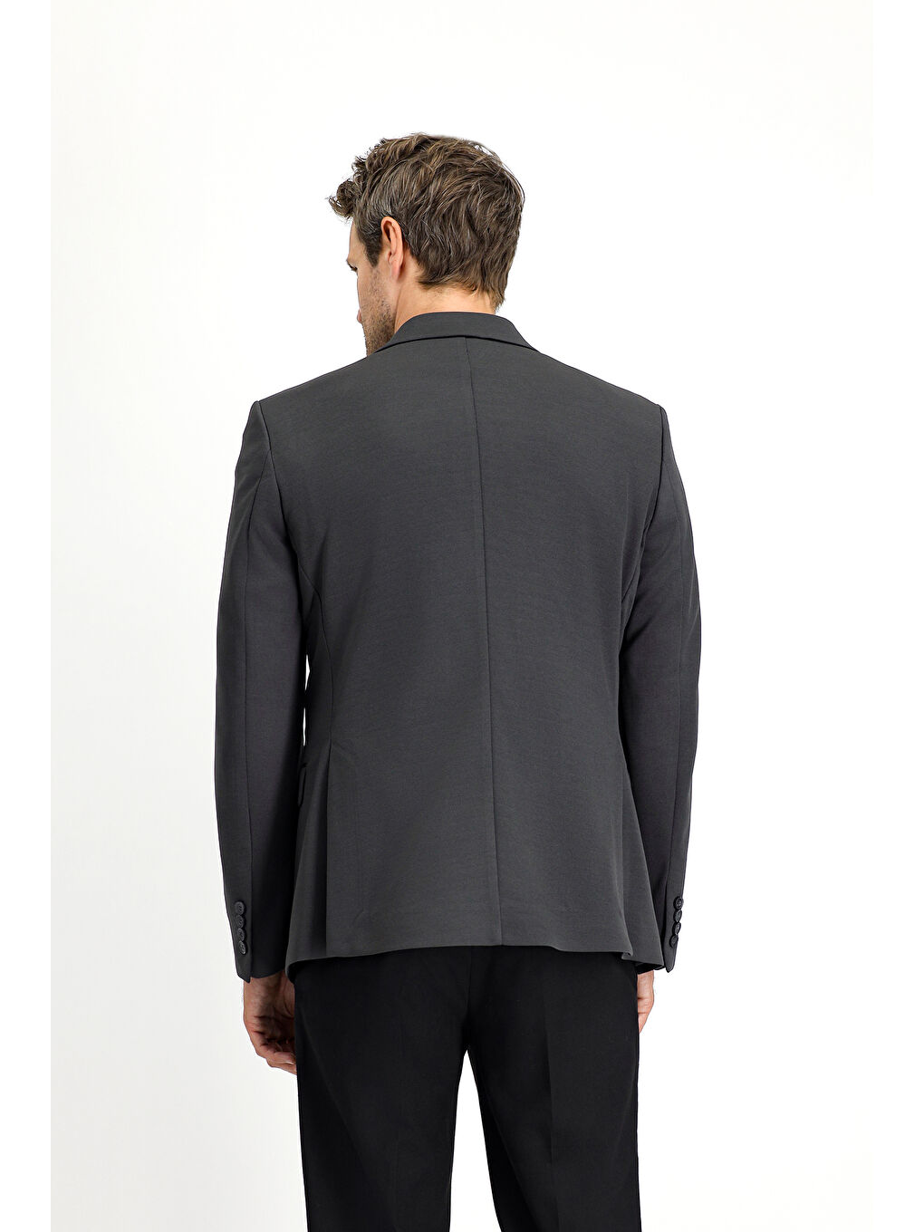 Antrasit Klasik Ceket-5