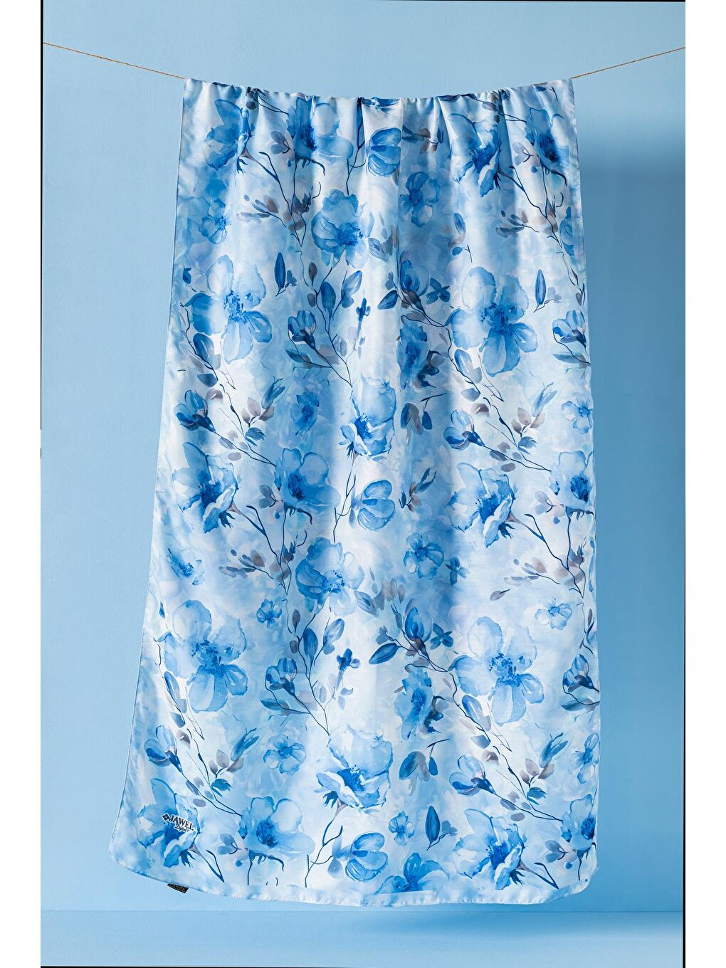 İndigo Kadın Çiçekli Pachira Soft Şal-3