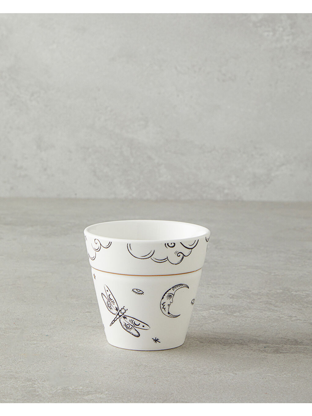 Talisman Magical New Bone China Bardak 230 ml Beyaz-Gold