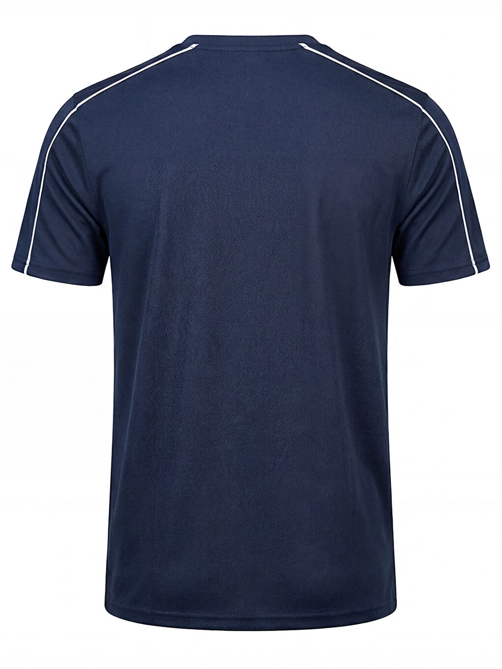 Lacivert ORENDAHILL Erkek Spor Tişört Hızlı Kuruyan Esnek Regular Fit Trim Detaylı Activewear-2