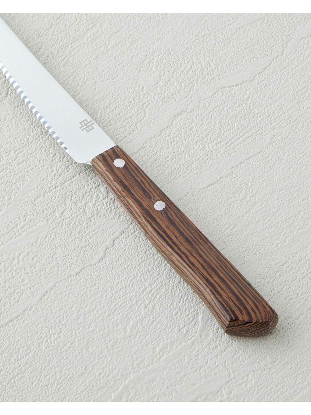 Iron Slice Paslanmaz Çelik 2'li Bıçak 11 Cm Kahverengi-2