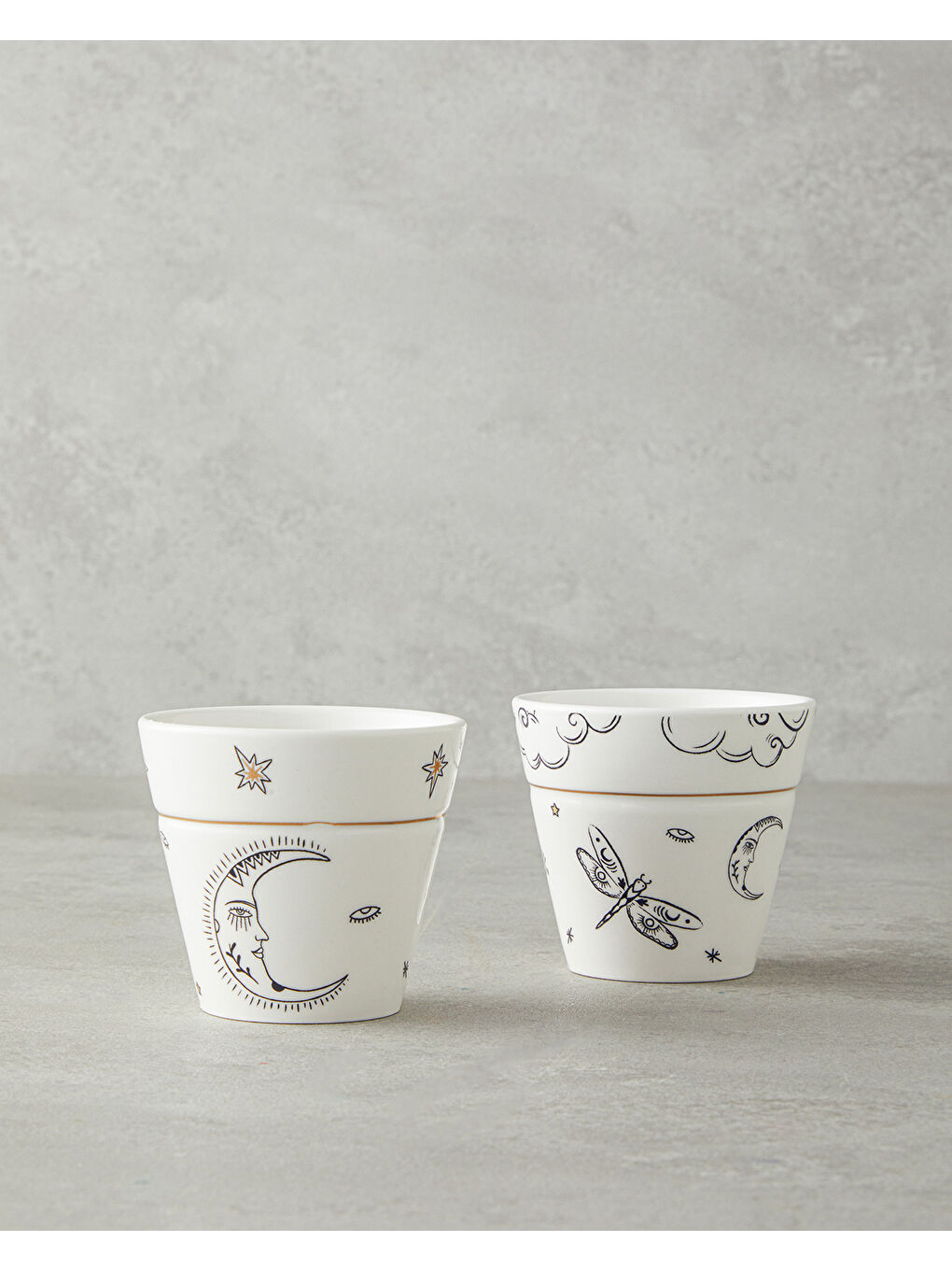 Talisman Magical New Bone China Bardak 230 ml Beyaz-Gold-3