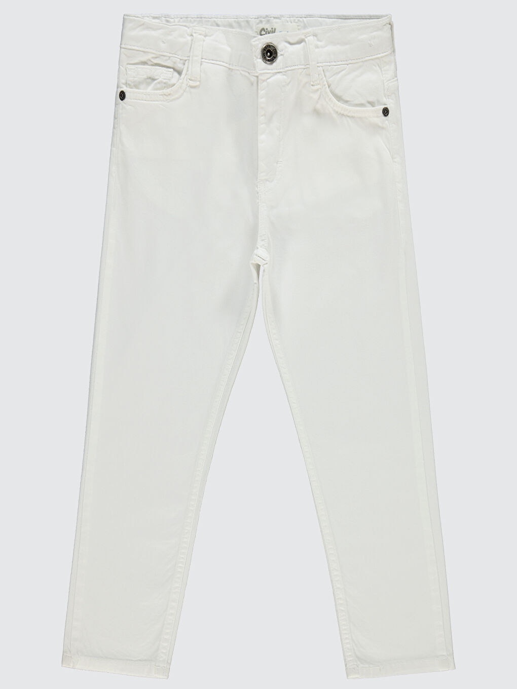 Boys Erkek Çocuk Pantolon 10-13 Yaş Beyaz