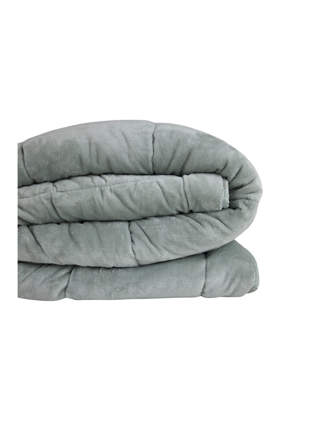 Çift Kişilik Çift Taraflı Welsoft Comforter Yorgan Seti Yeşil 195x215 cm - Dormio Soft Bloom Serisi-5
