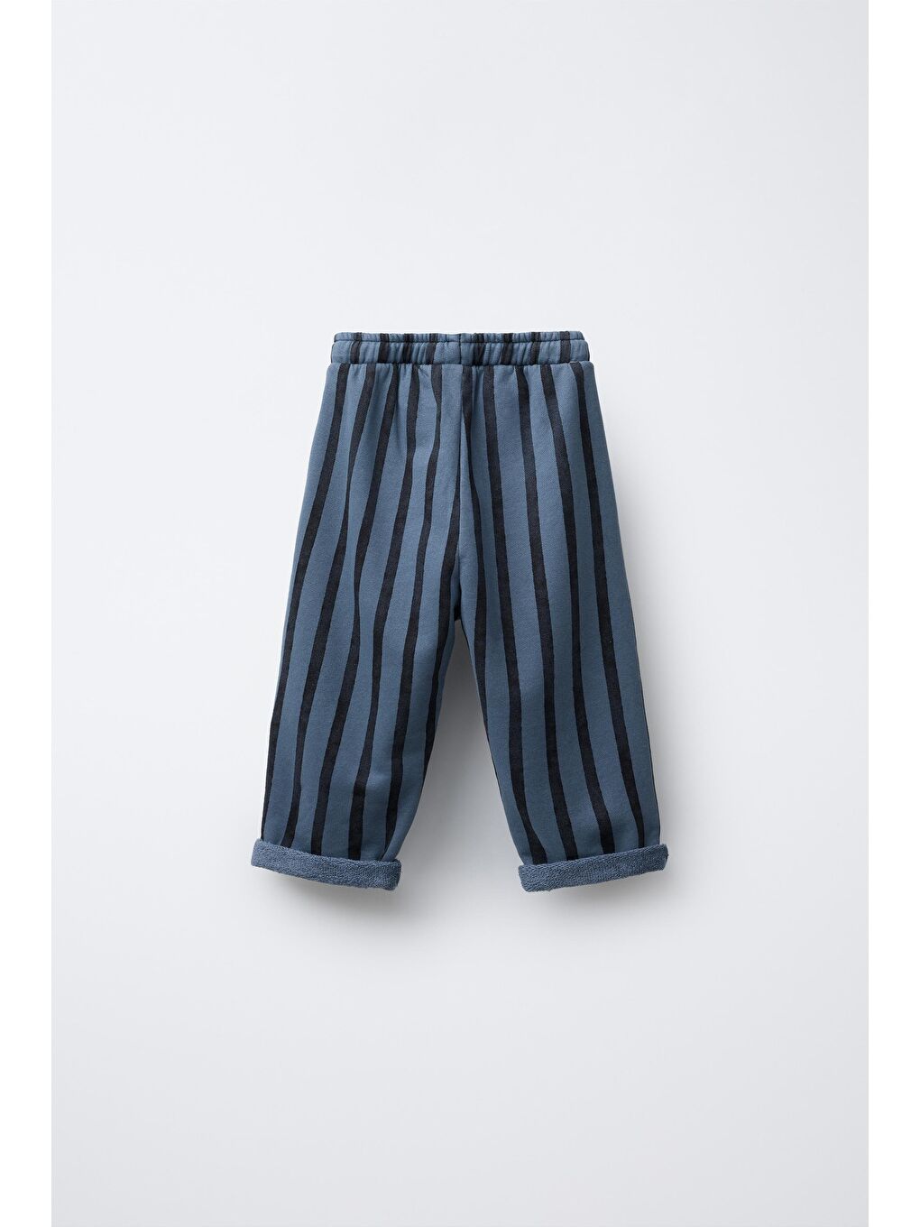 Karışık Erkek Çocuk Pamuklu Ayıcık Cepli T-Shirt Ve Çizgili Eşofman Takım-4